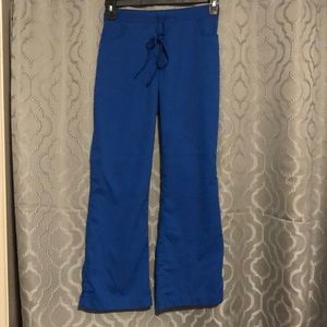 Royal blue greys anatomy scrub bottoms XSP